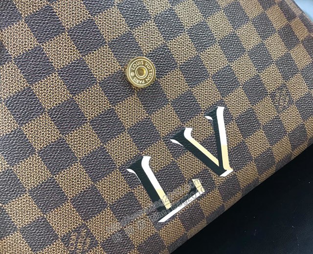 LV專櫃新款女包 路易威登Beaubourg手袋 M40177 Damier Ebene帆布 LV棋盤格手提女包  ydh4350